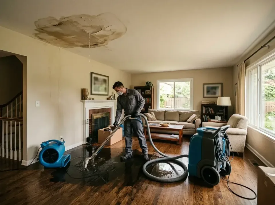 attic-pipe-burst-ceiling-drip-008 — frequently asked questions, Water Damage Restoration & Carpet Care in Hayti, MO